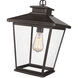 Bellmon 1 Light 11.1 inch Powder Coated Bronze Outdoor Hanging Lantern